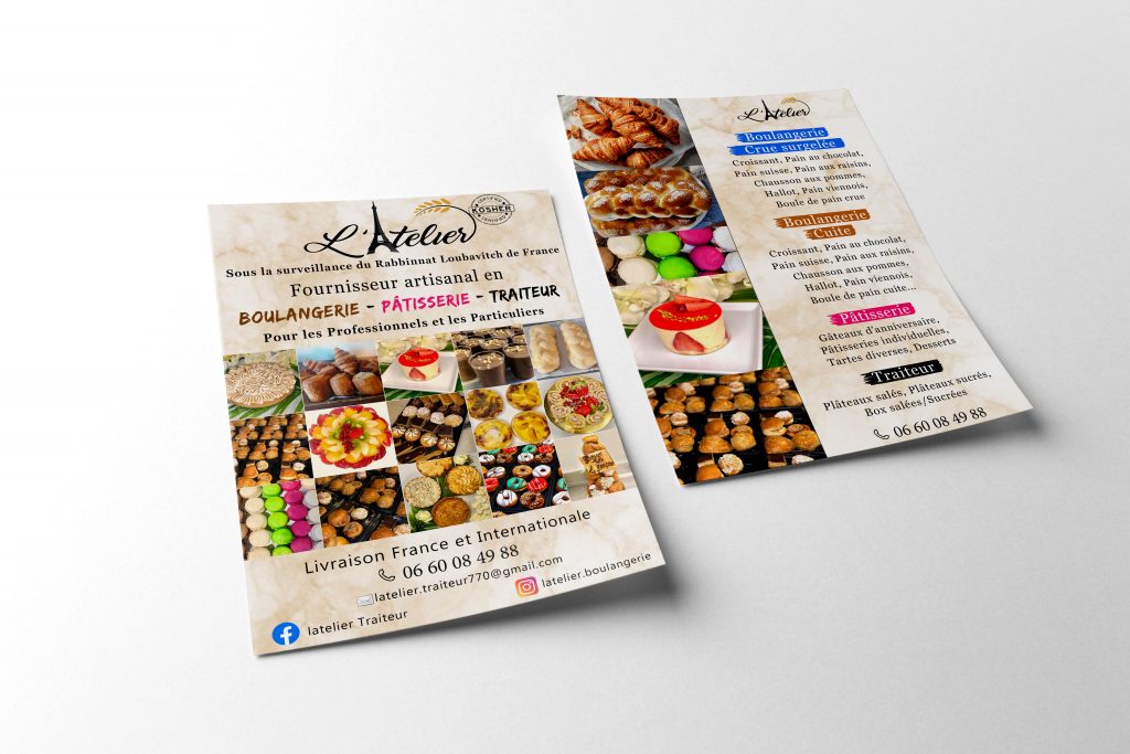 flyer latelier mockup